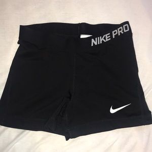 Nike pro compression shorts
